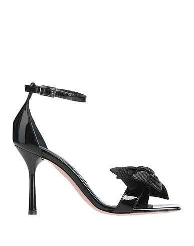 LIU •JO Sandals Black Leather