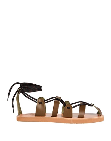 ANCIENT GREEK SANDALS Sandals Khaki Leather