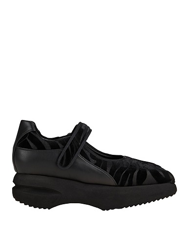 PAULA CANOVAS DEL VAS Pump Black Textile fibers