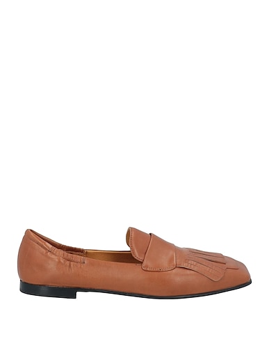 POMME D'OR Loafers Brown Leather