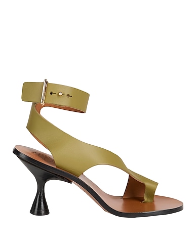 ATP ATELIER Flip flops Military green Cowhide