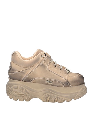 BUFFALO Sneakers Beige Calfskin