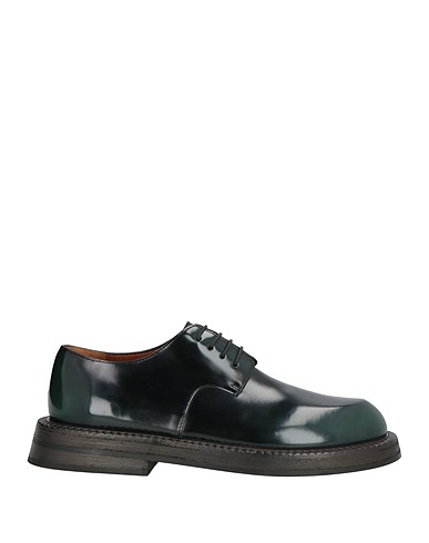 MARSÈLL Laced shoes Dark green Leather