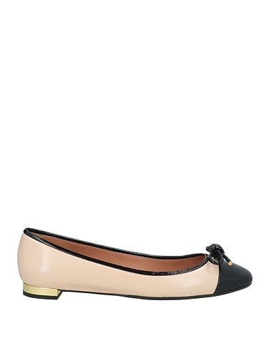 AQUAZZURA Ballet flats Beige Leather