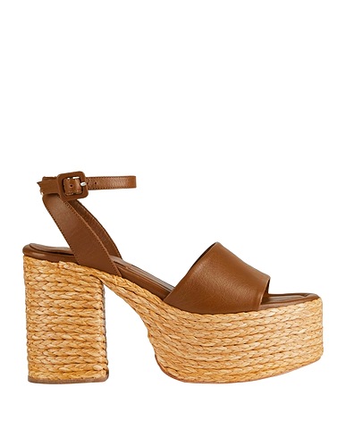 PALOMA BARCELÓ Espadrilles Brown Leather