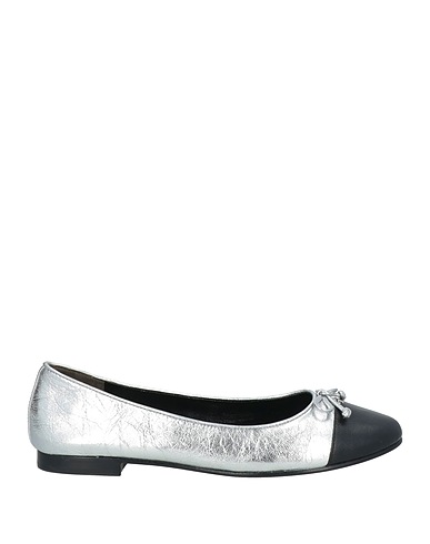 TORY BURCH Ballet flats Silver Leather
