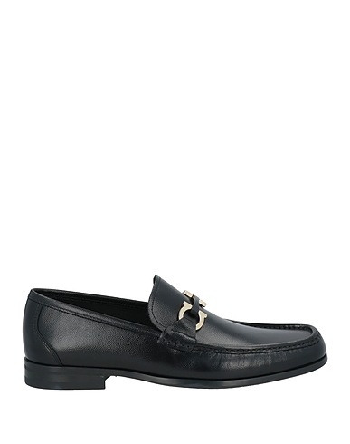 FERRAGAMO Loafers Black Leather