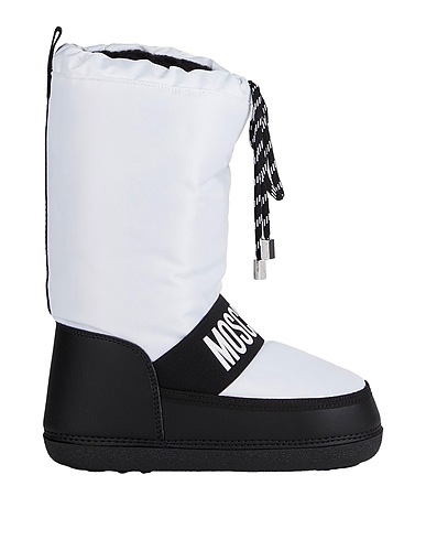 MOSCHINO TEEN Footwear White Textile fibres