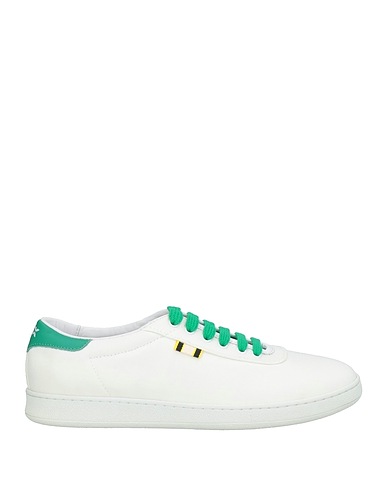 APRIX Sneakers White Leather, Textile fibers