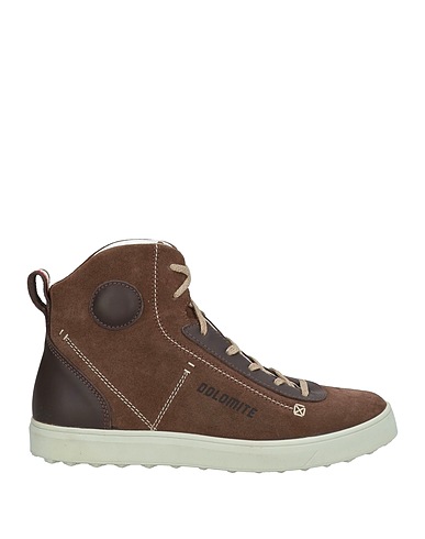 DOLOMITE Sneakers Testa di moro Pelle, Fibre tessili
