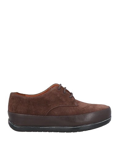 FITFLOP Laced shoes Dark brown Leather