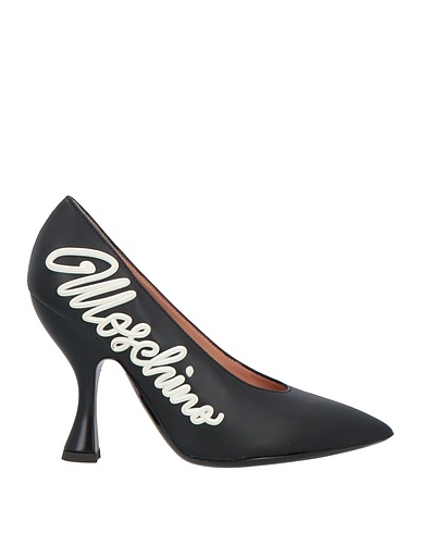 MOSCHINO Court Black 100% Calfskin