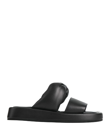 N°21 Sandals Black Leather