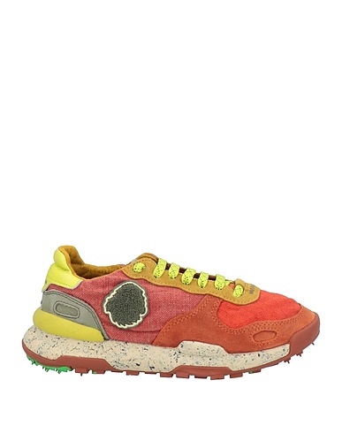 SATORISAN Sneakers Ziegelrot Leder, Gewebefasern