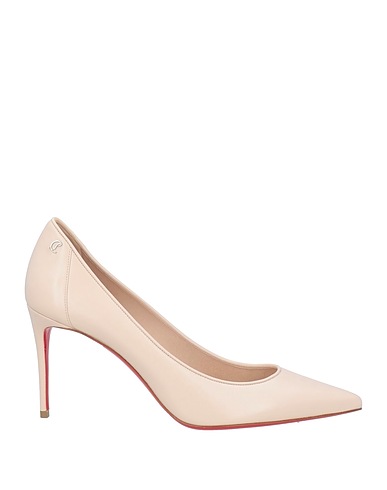 CHRISTIAN LOUBOUTIN Escarpins Beige Cuir