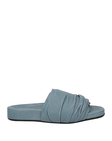 POMME D'OR Sandals Pastel blue Leather