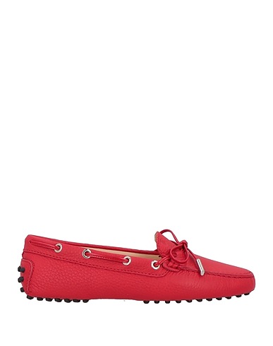 TOD'S Loafers Red Leather