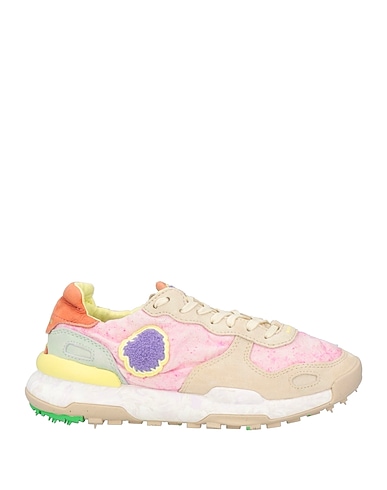 SATORISAN Sneakers Pink Leather, Textile fibres