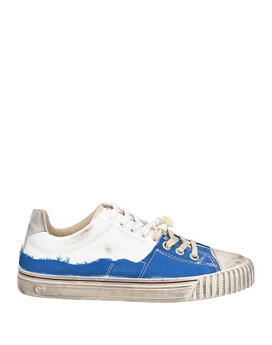 MAISON MARGIELA Sneakers Blau Leder, Gewebefasern