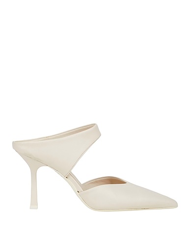 BALIĒ Mules and clogs Off white Leather
