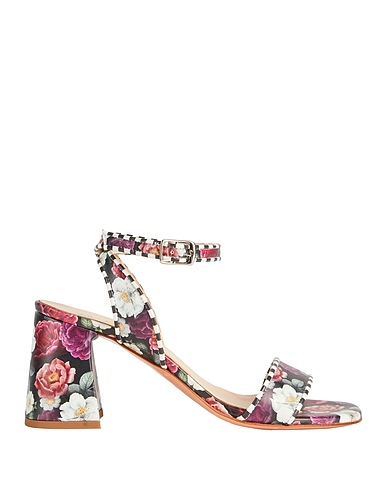 CHIARINI BOLOGNA Sandals Black Textile fibres