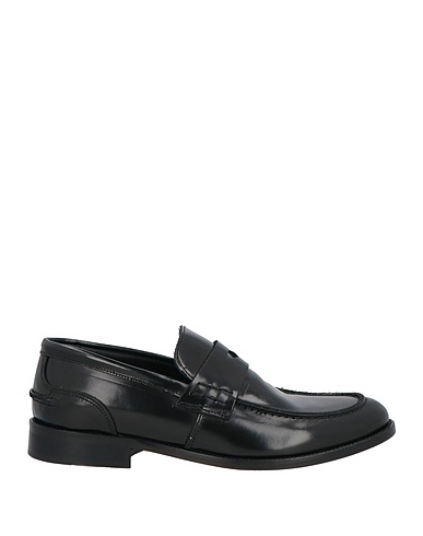BORGHESI Loafers Black Leather