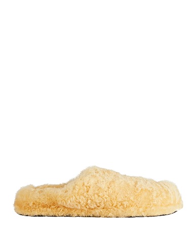 JIL SANDER Mules and clogs Yellow Shearling