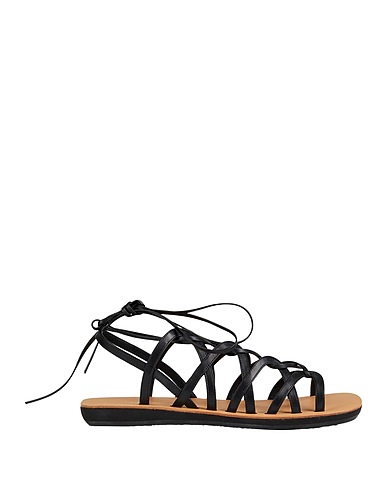JIL SANDER Sandals Black Calfskin