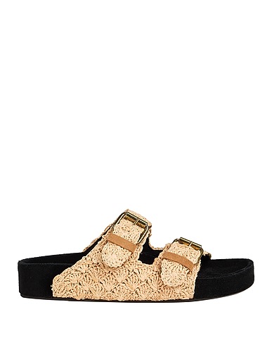 ISABEL MARANT Sandals Beige 100% Palm tree fibre