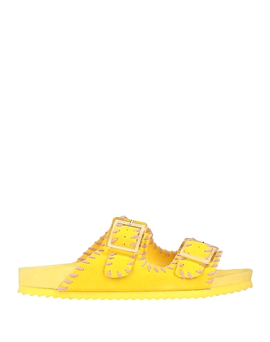COLORS OF CALIFORNIA Сандалии COW SUEDE BIO WITH STITCHING GIALLO Кожа