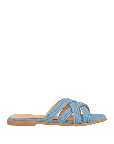 CATWALK Sandals Blue Textile fibers