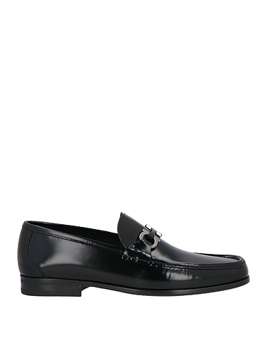 FERRAGAMO Loafers Black Calfskin