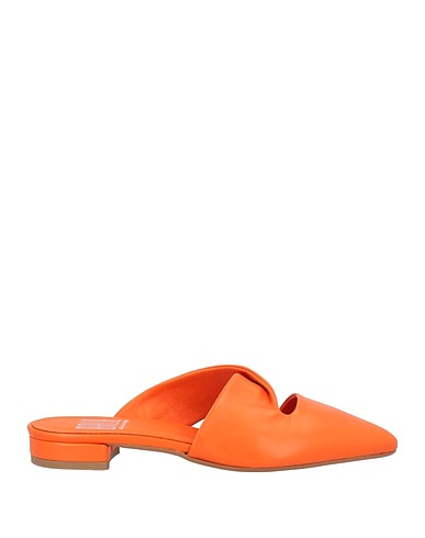 BALIĒ Mule e zoccoli ARANCIONE Pelle