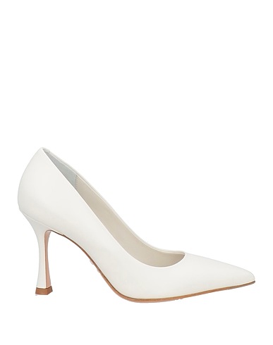 SERGIO LEVANTESI Pumps OFF WHITE Leder