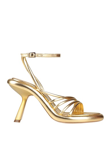 VIC MATIĒ Sandals Gold Leather