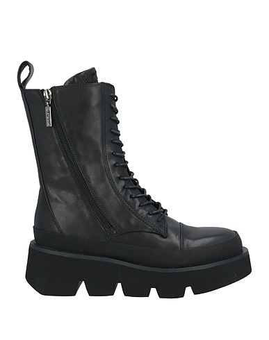 EMANUÉLLE VEE Stiefelette Schwarz Leder