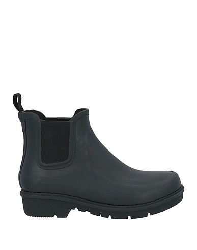 FITFLOP Ankle boot Black Rubber, Polyester