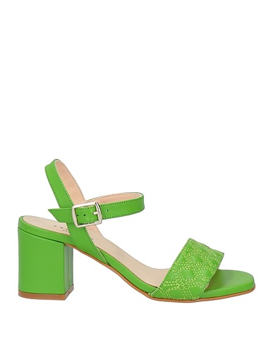XANDRES Sandals Light green Leather