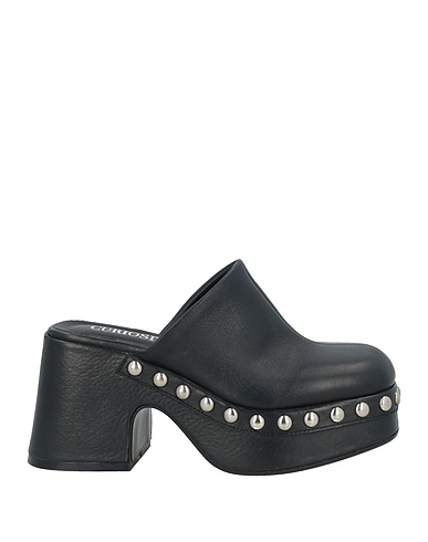 CURIOSITÉ Mules and clogs Black Leather