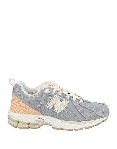 NEW BALANCE Sneakers Grey Textile fibers, Leather