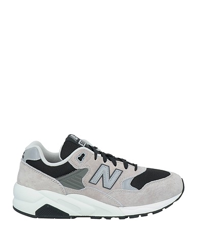 NEW BALANCE Sneakers Light grey Leather, Textile fibres