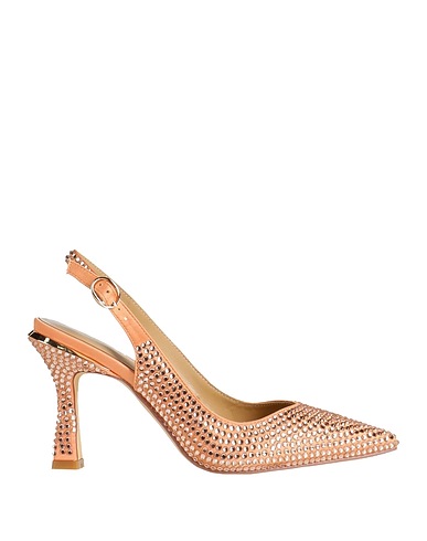 ALMA EN PENA. Slingbacks Абрикосовый Текстильное волокно