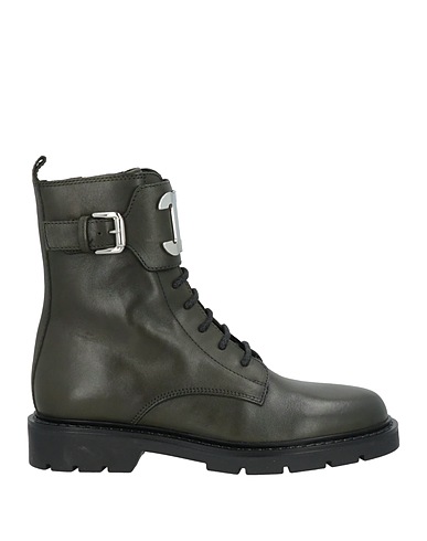 CARMENS Ankle boot Military green Leather