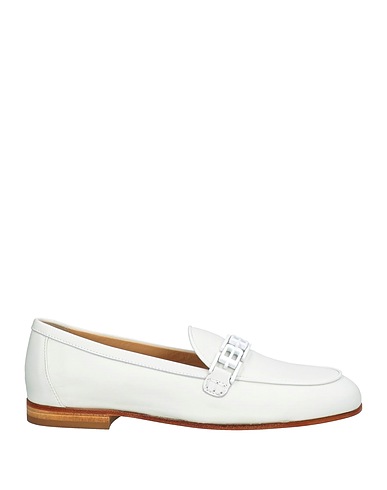 BALDININI Loafers White Calfskin