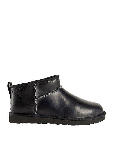 UGG Ankle boot CLASSIC ULTRA MINI LTHR REGEN Black Leather