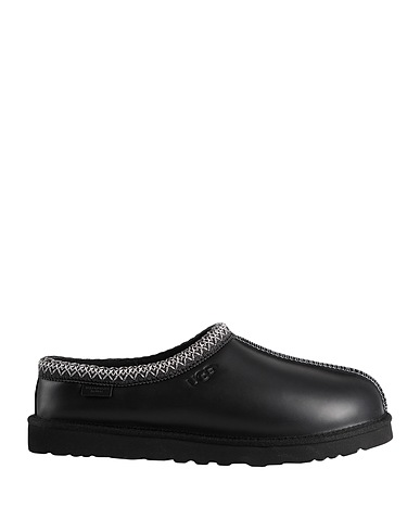 UGG ミュール＆サボサンダル TASMAN LTHR REGEN ブラック 革（なめし加工）