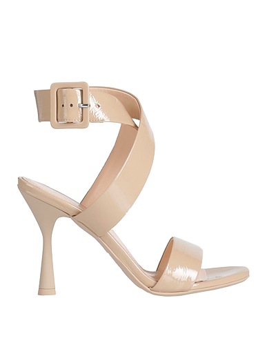 AGL Sandales Beige Cuir
