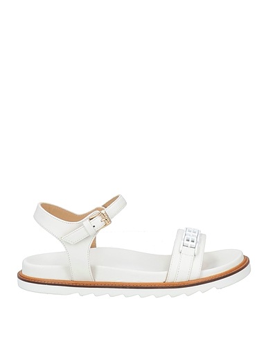 BALDININI Sandals White Calfskin