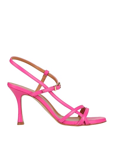 GUGLIELMO ROTTA Sandals Magenta Leather
