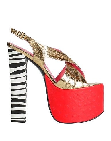 DSQUARED2 Sandals Gold Leather